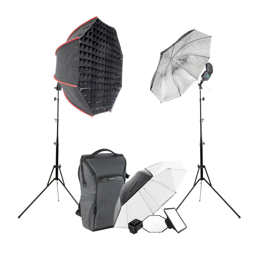 Godox V860III Student Lighting Kit with Dual Flash & Modifiers
