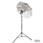 V860III Single Flash Lighting Kit with 40" Silver Bounce Umbrella & Stand
