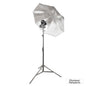 Godox V480 Speedlite Single Flash Photography Lighting Kit with Black/Silver Umbrella Olympus / Panasonic