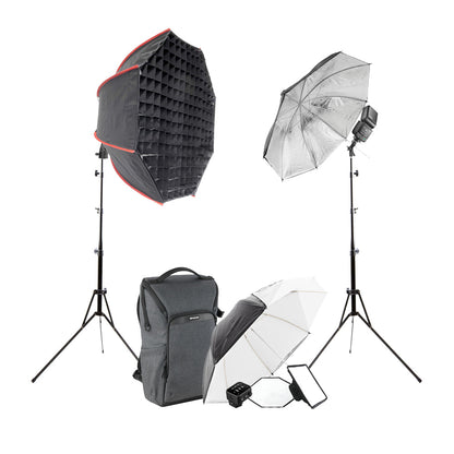 Godox V480 Speedlite Complete Student Photography Bundle Twin Flash Kit