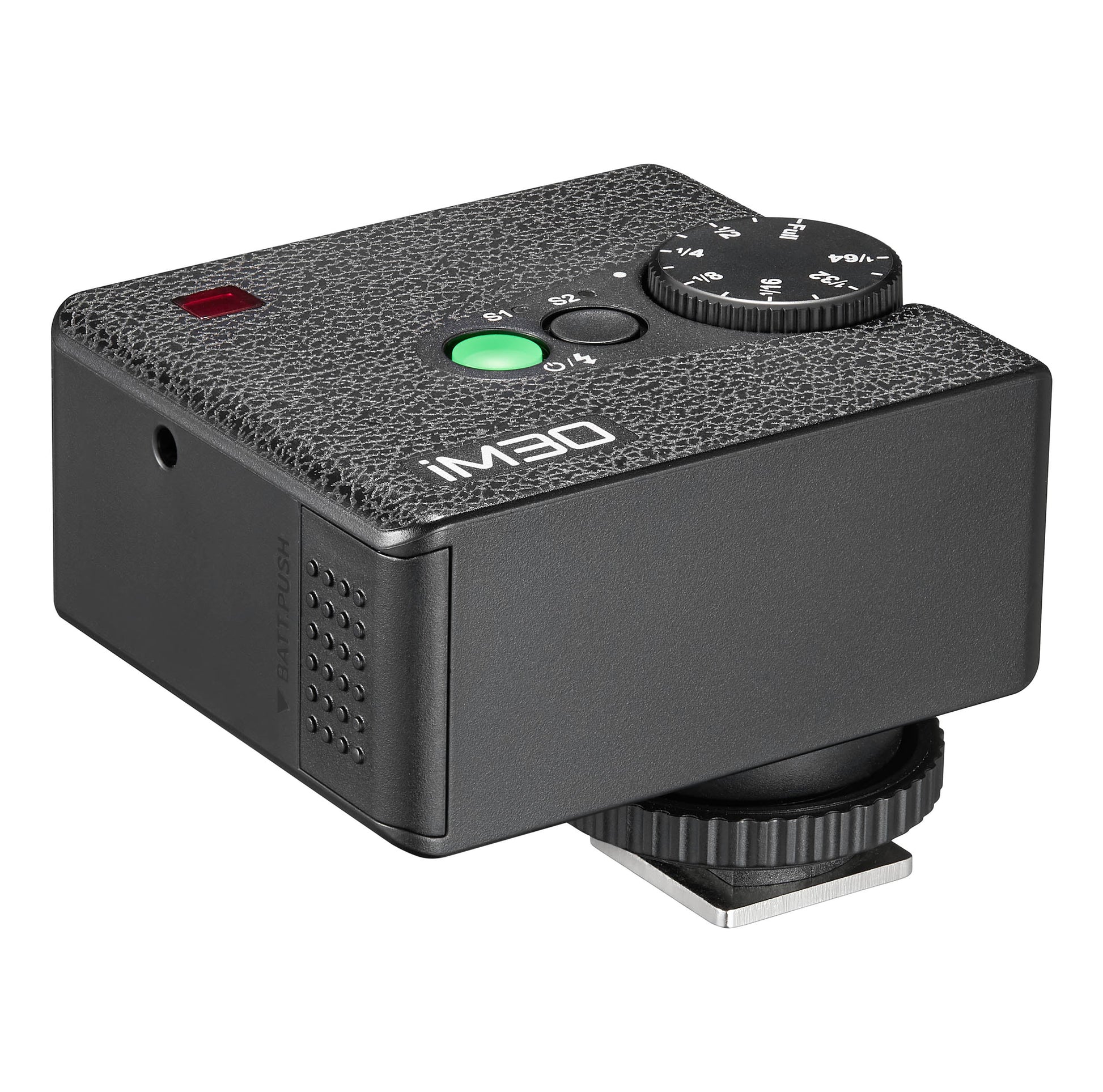 Godox iFlash iM30 Compact Manual Camera Flash Rear Angled View