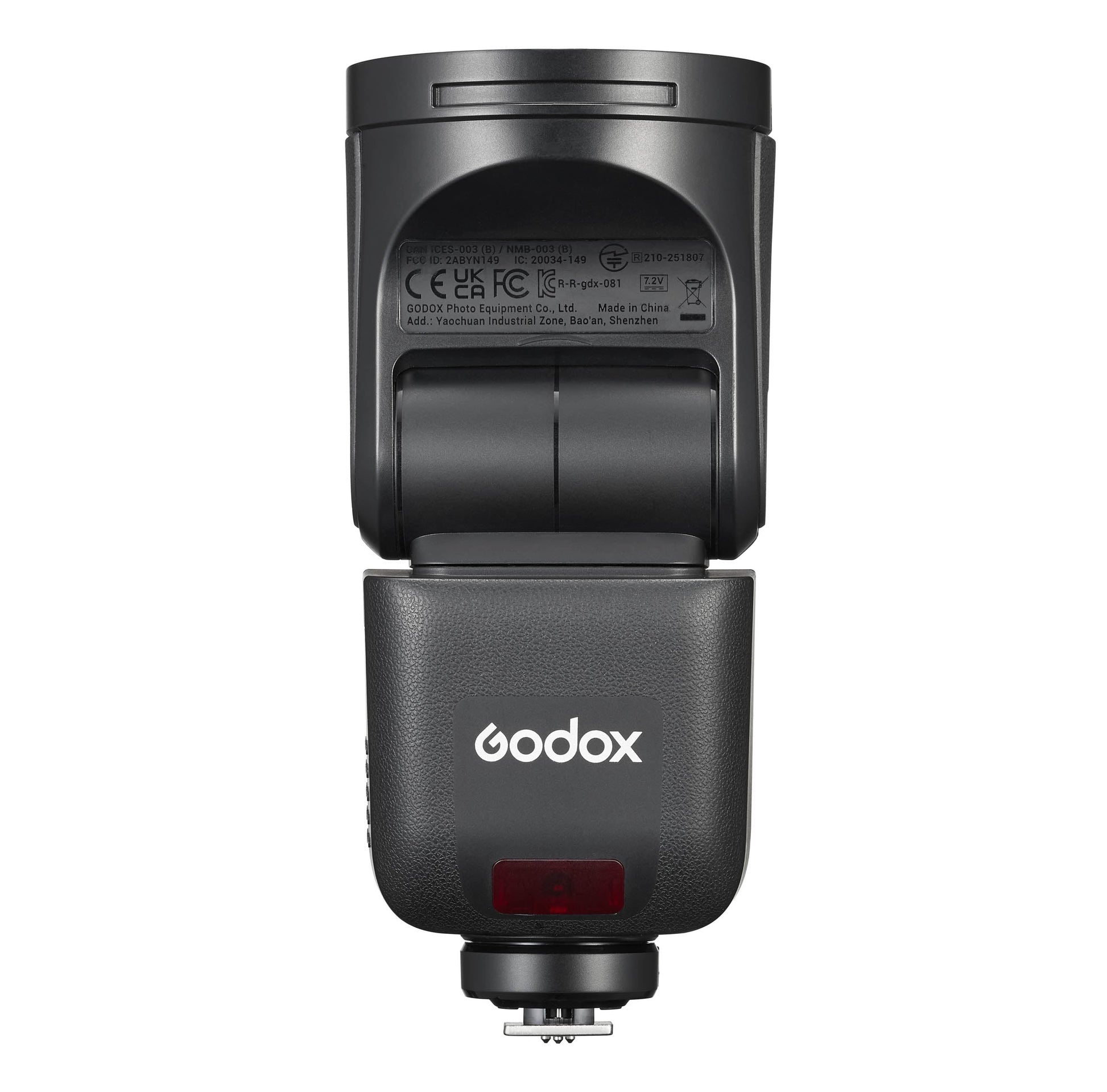 Godox V1mid Mini Compact Round-Head TTL Speedlite With Touch-Screen Interface Front View
