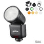 GODOX V1mid Camera Flash with AK-R1 Accessory Kit Olympus Panasonic