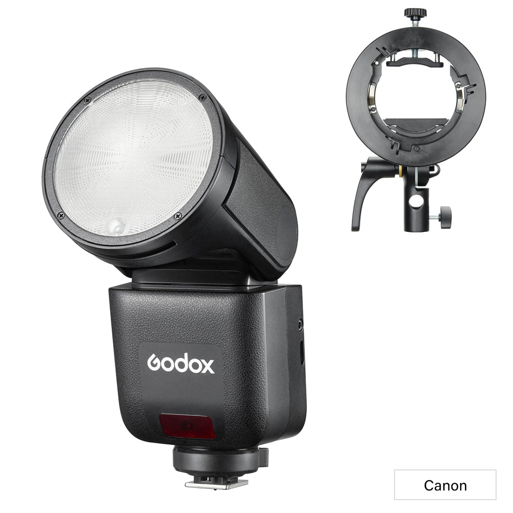 GODOX V1mid Camera Flash with S2 Smart Bracket