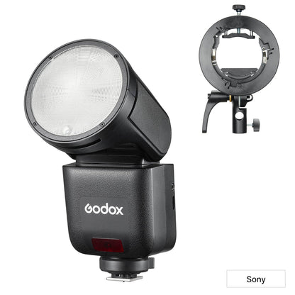 GODOX V1mid Camera Flash with S2 Smart Bracket