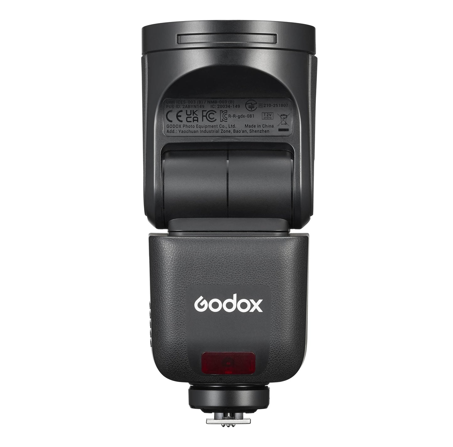 Godox V1mid Mini Compact Round-Head TTL Speedlite With Touch-Screen Interface Front View