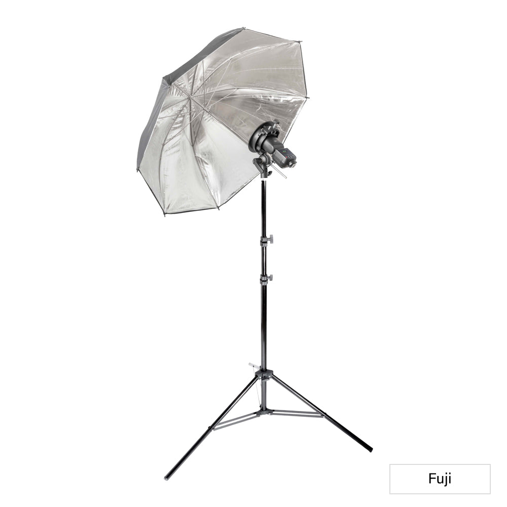 V1Mid Single Flash Silver Bounce Umbrella Lighting Kit