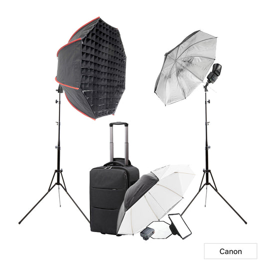 Godox V1mid On-Camera Flash Speedlite All-In-One Student Complete Twin Kit