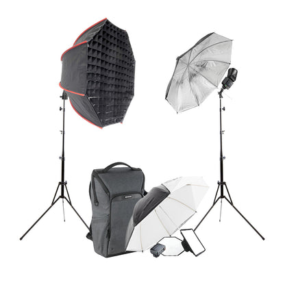 Godox V1mid On-Camera Flash Speedlite All-In-One Student Complete Twin Kit