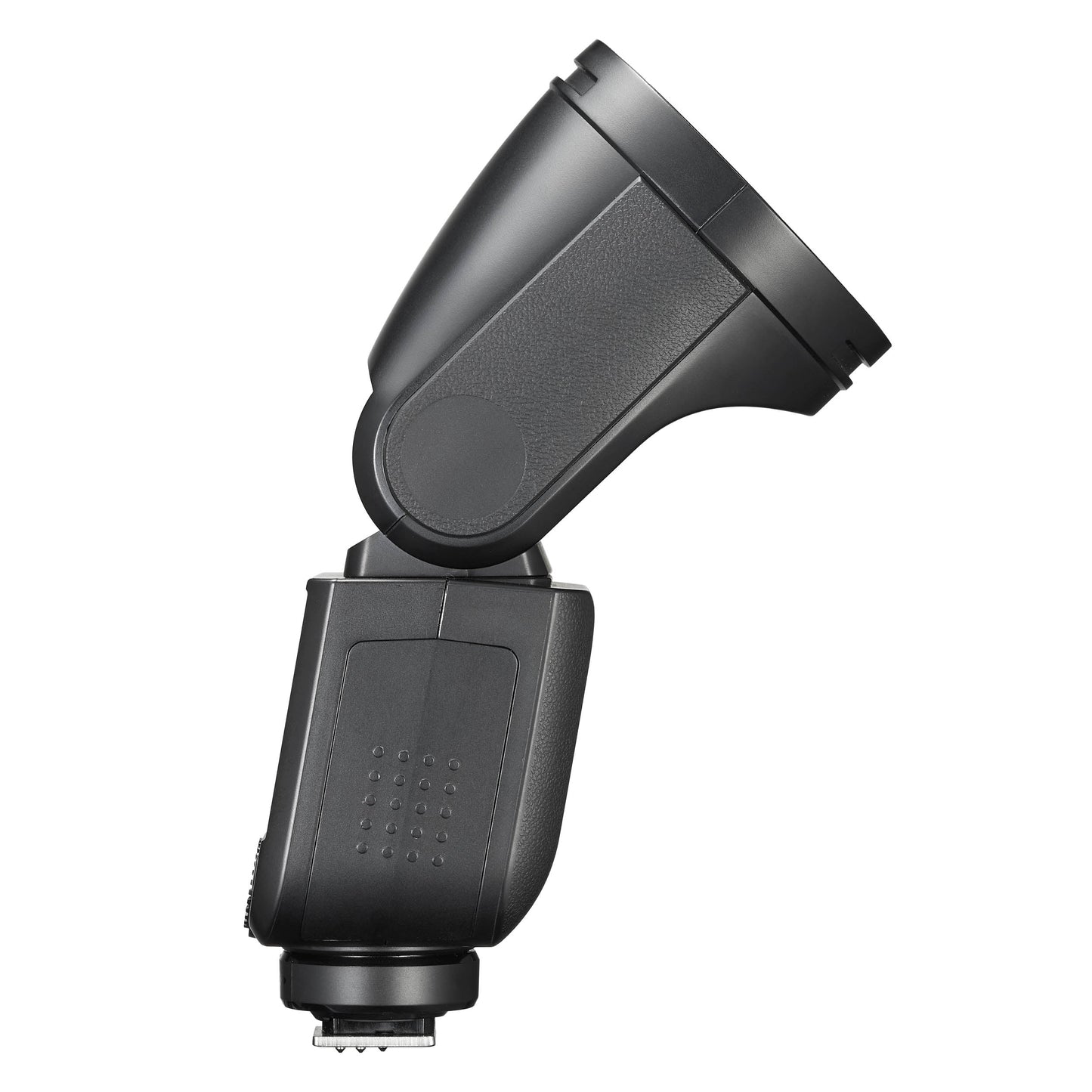 Godox V1mid Mini Compact Round-Head TTL Speedlite With Touch-Screen Interface Side View