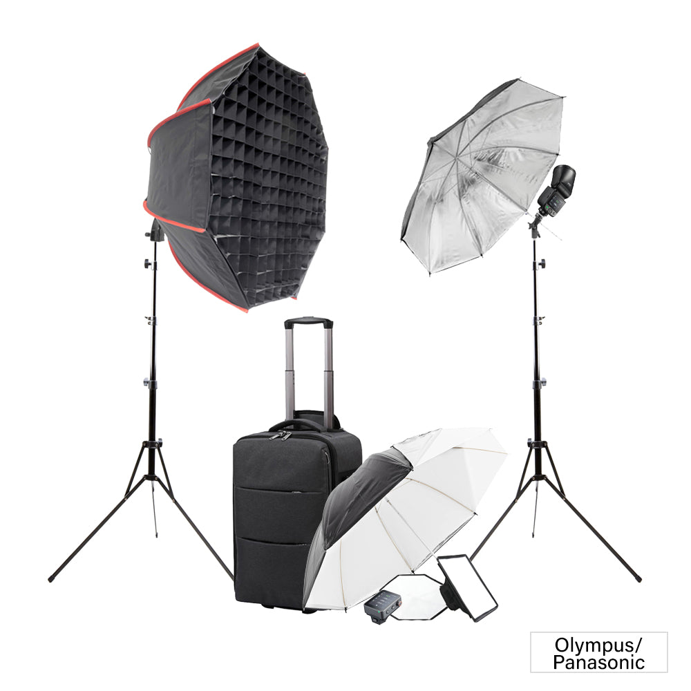 Godox V1mid On-Camera Flash Speedlite All-In-One Student Complete Twin Kit