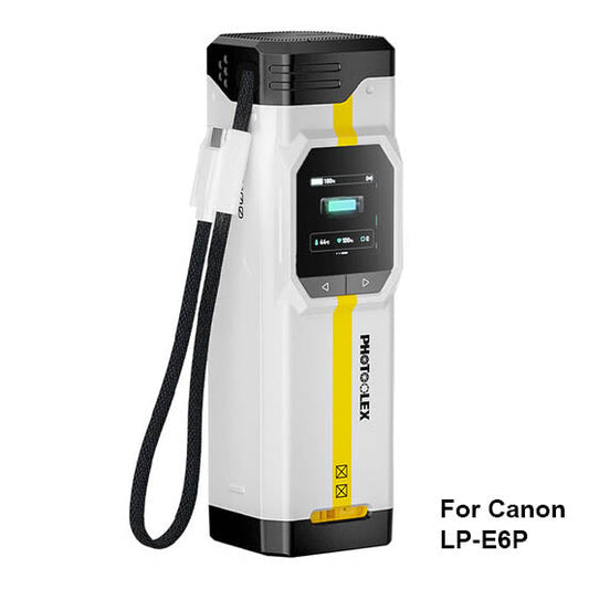 BB Pro Camera Battery Charger and Power Bank for Canon LP-E6P Batteries
