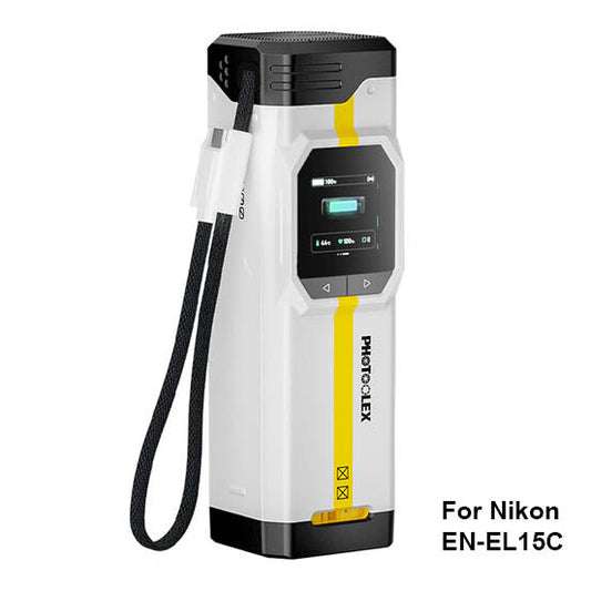 BB Pro Camera Battery Charger and Power Bank for Nikon EN-EL15C Batteries