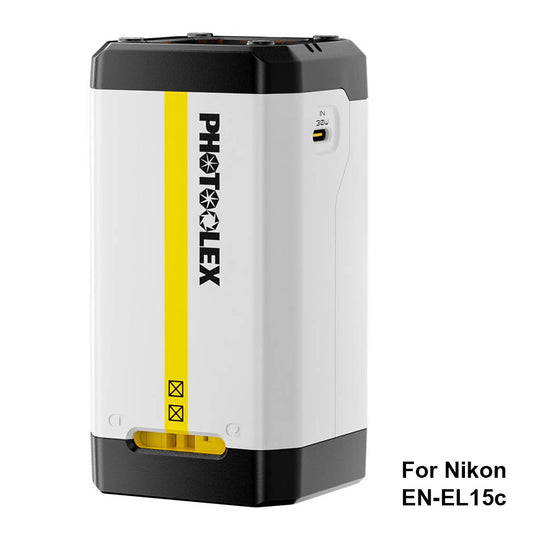 BB2 Dual-Slot Camera Battery Charger for Nikon EN-EL15c Battery