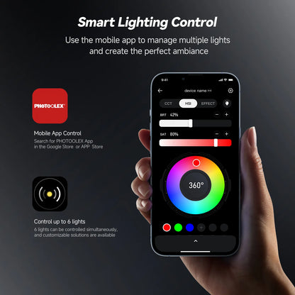 TOFU Black – 6W RGB Pocket Light