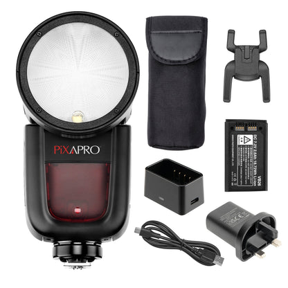 PiXAPRO GIO1 Speedlite Pentax Box Content