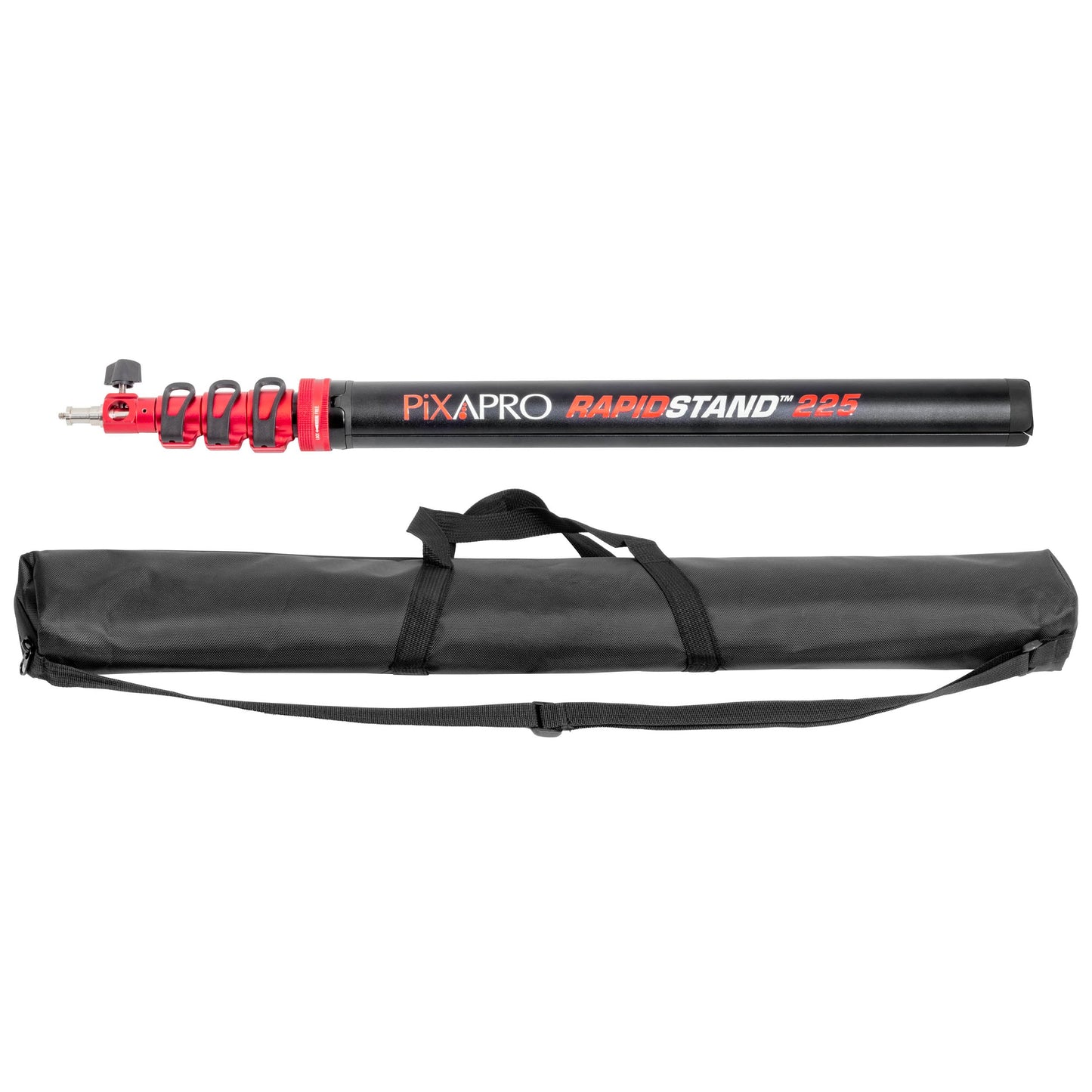 RapidStand 225cm Portable Lighting Stand with Self-Deploying Legs (Patented Design)