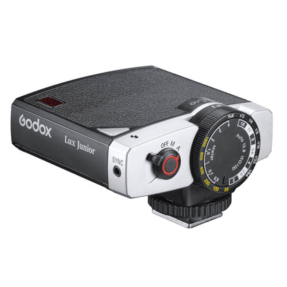 Godox Lux Junior Retro Camera Flash 1/1-1/64 Flash Power 28mm Focal Length Camera Flash