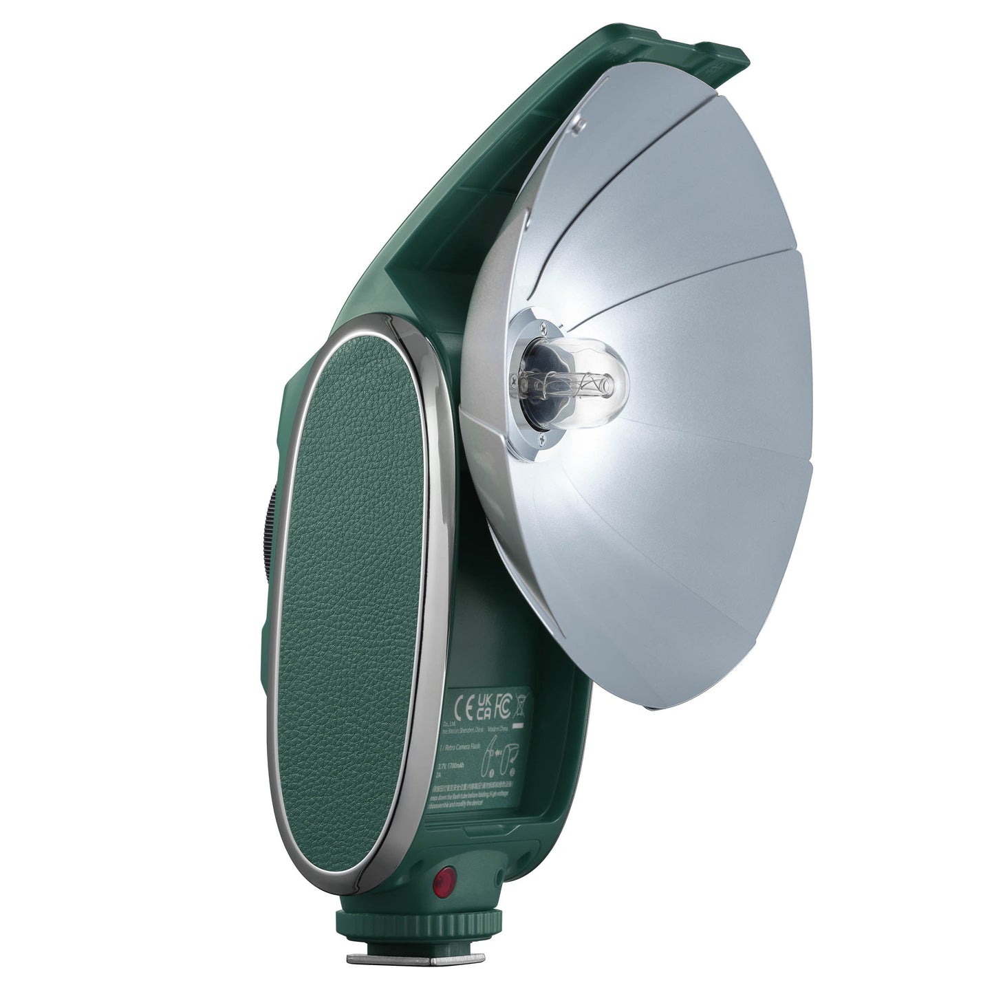 Lux Senior Retro-Styled On-Camera Manual Flash Speedlite (Colour Options) Dark Green