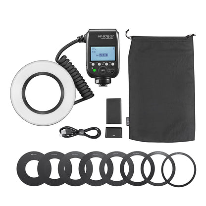 Godox MF-R76S+ Dental Photography Ring Flash  for Sony Box Content