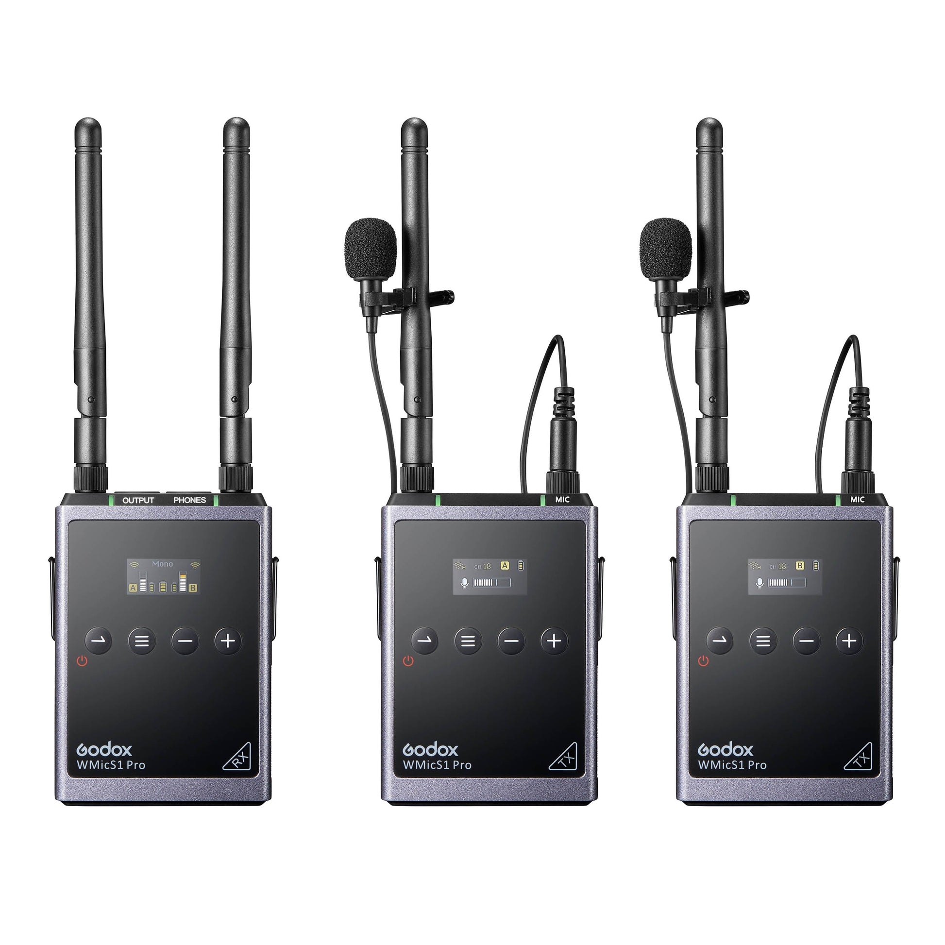WMicS1 Pro Professional UHF Digital Wireless Microphone System