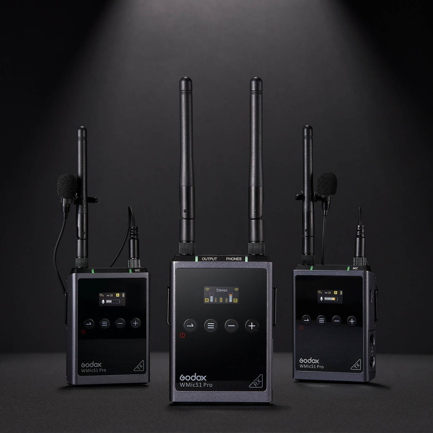 WMicS1 Pro Professional UHF Digital Wireless Microphone System