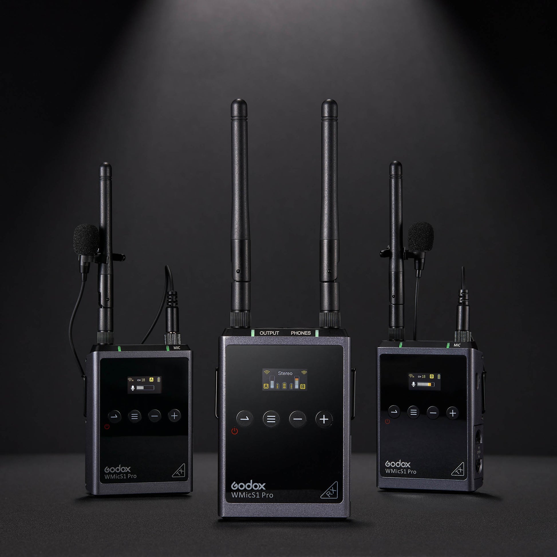 WMicS1 Pro Professional UHF Digital Wireless Microphone System