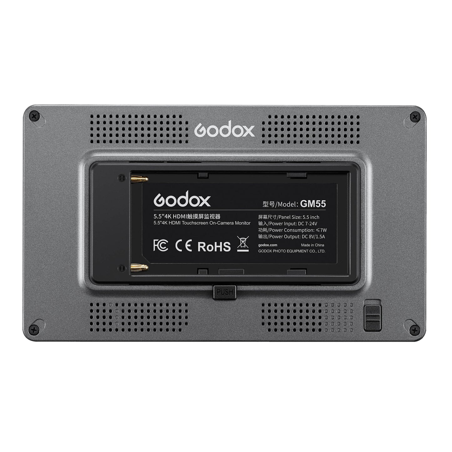 On-Camera Field Monitor with 4K HDMI Output