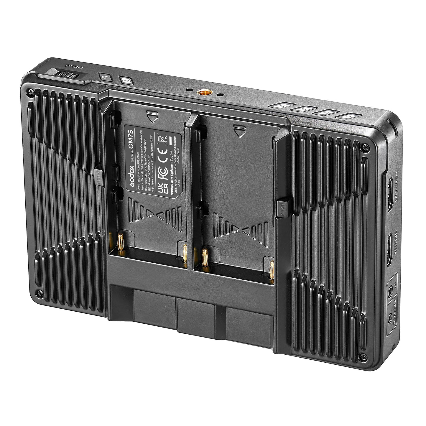 GM7S Ultra-Bright 1200nit 7" On-Camera HDMI Field Monitor with 4K Support