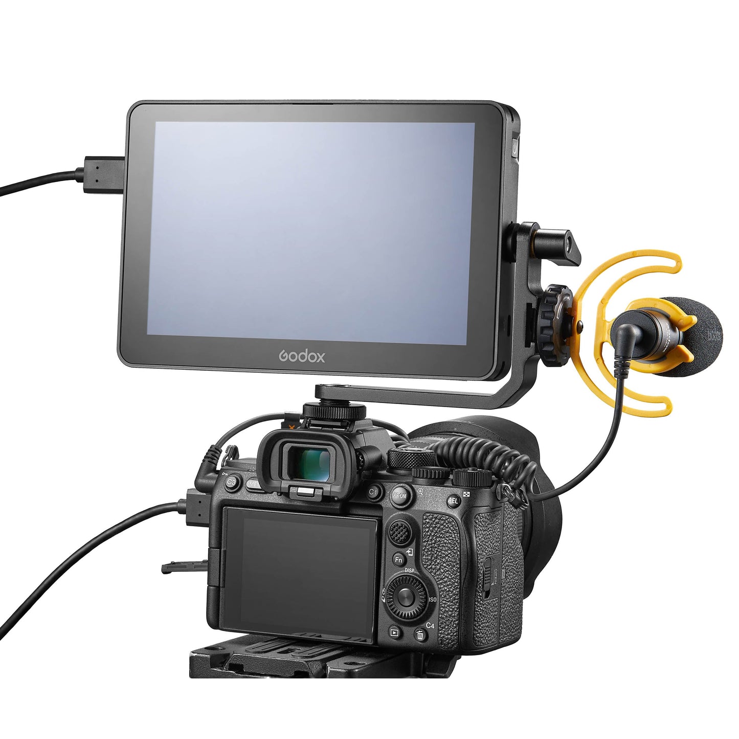 GM7S Ultra-Bright 1200nit 7" On-Camera HDMI Field Monitor with 4K Support
