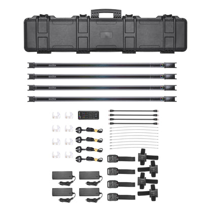 GODOX TL120 K4 FOUR LIGHT RGB TUBE KIT