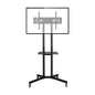 Wheeled Mobile TV/Screen Stand with Accessory Tray