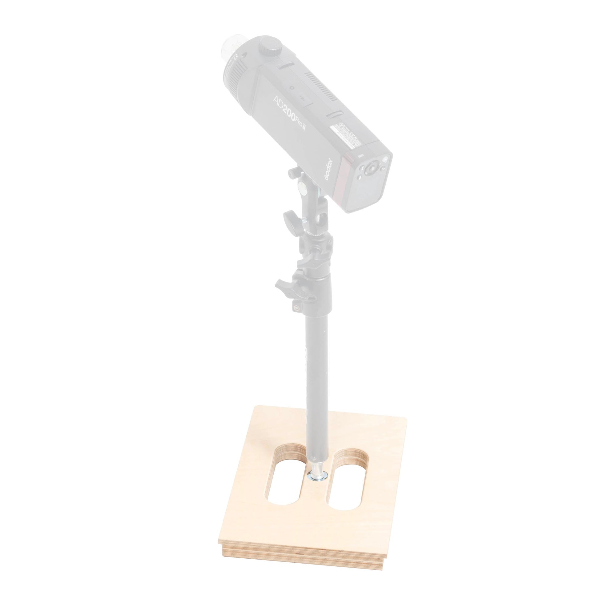 PiXAPRO Nesting Apple Box Set  cover with a stand column inserted into its 3/8" thread