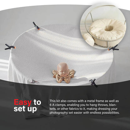 Baby-Posing Beanbag with Frame (Filling NOT Included)