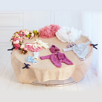 Baby-Posing Beanbag with Accessories