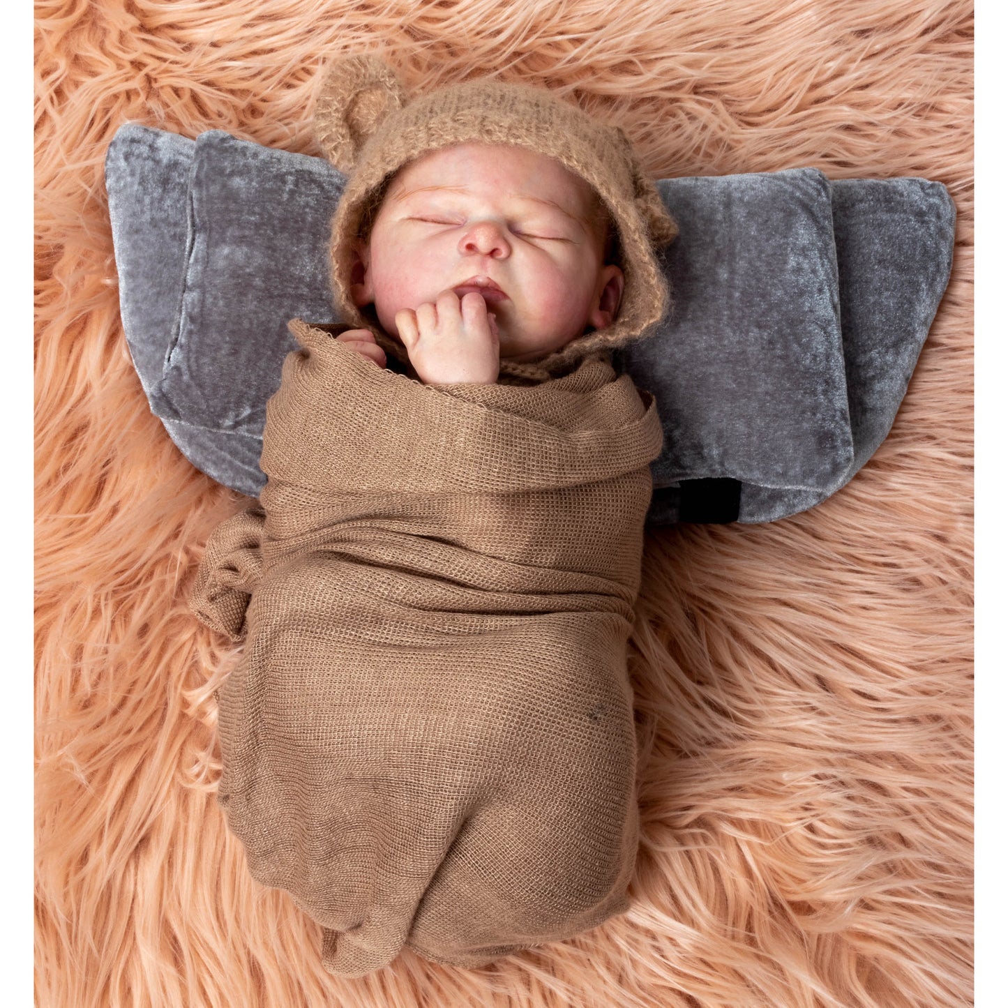 Pixapro Baby-Posing Pillows being used 