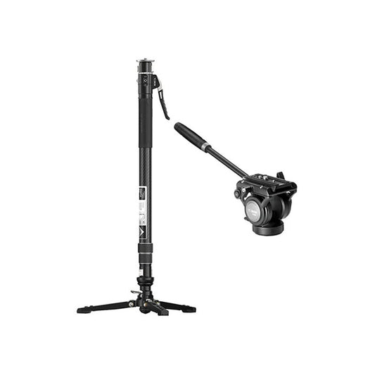 YC Onion Pineta Pro Carbon Fibre Monopod Kit with FH60S Fluid Head