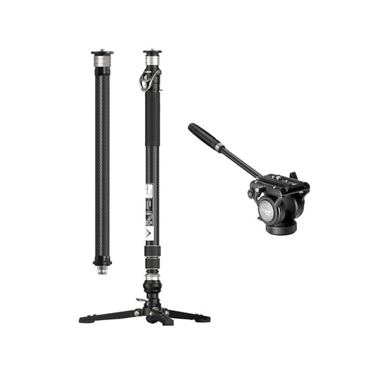 YC Onion Pineta 2.0 Carbon Fibre Tripod Kit with FH60S Fluid Head & Extension Tube
