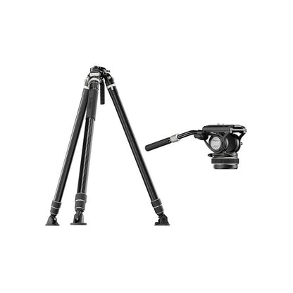 YC Onion Pineta Lite Carbon Fibre Tripod Kit with FH75S Fluid Head