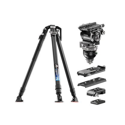 YC Onion Pineta Peak Tripod with Cedar CB7 Fluid Head Kit