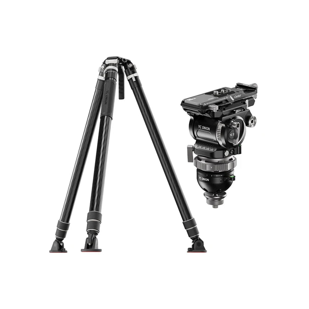 YC Onion Pineta Lite Carbon Fibre Tripod Kit with Cedar CB7 Fluid Head