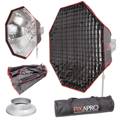 90cm (35.4") Octagonal Easy-open Umbrella Softbox with 4cm Grid Bowens 