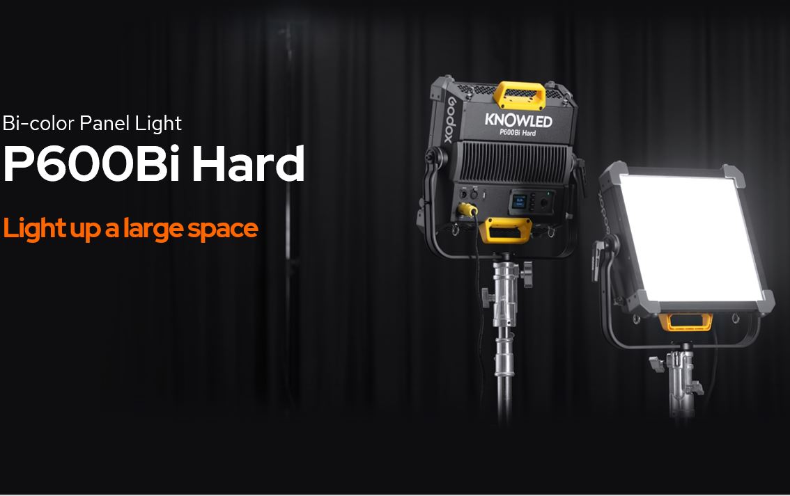 KNOWLED P600Bi Hard 1'x1' 700W Bi-Colour Hard Light Cine LED Panel
