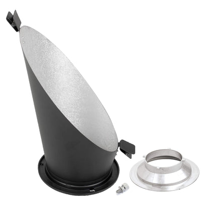 45° Handheld Reflector Photography with Interchangeable Fitting With Multiblitz P-Type Fitting