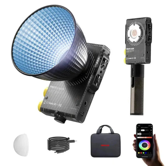 Photoolex Quantum Q100C 100W RGB Portable COB Light Kit