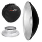 42cm (16.5") Silver Beauty Dish with Padded Carry Case For Bowens 