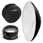 42cm (16.5") White Beauty Dish with Padded Carry Case For Profoto